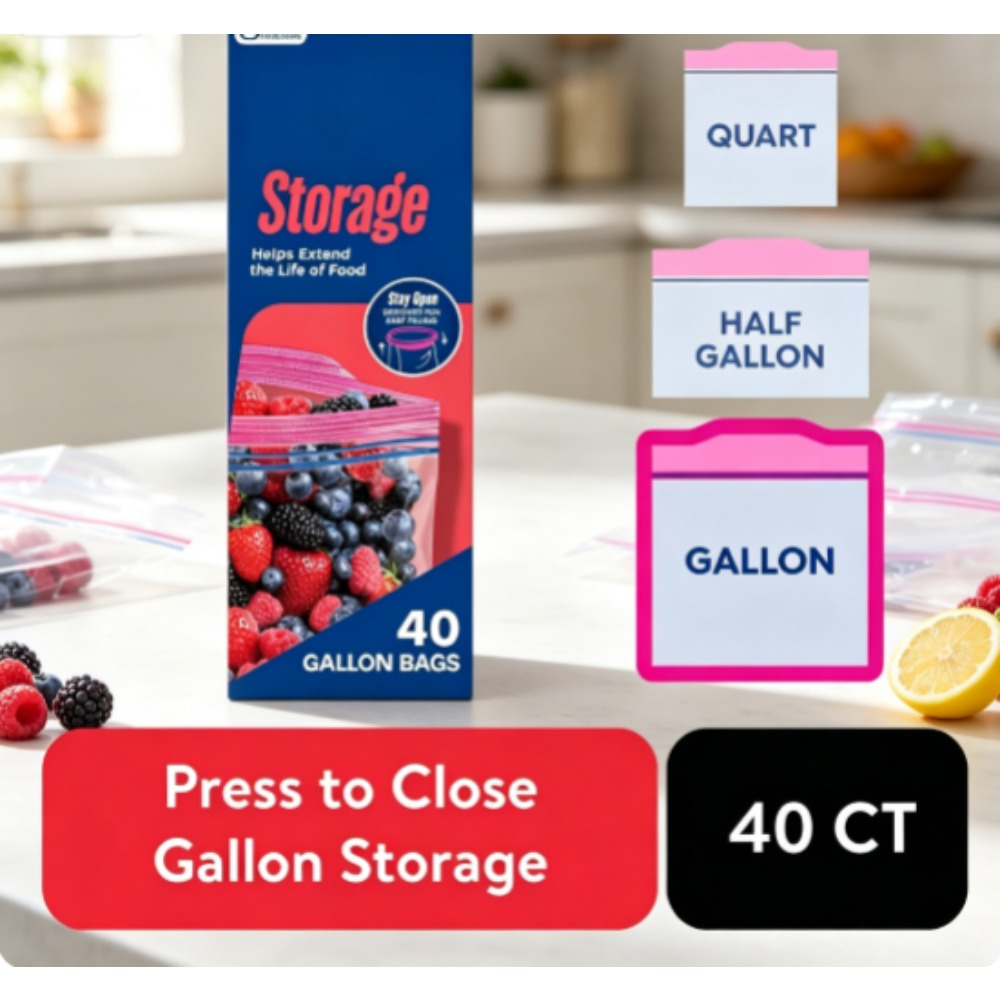 Food Storage Brands - Torebki do przechowywania żywności marki Ziploc,