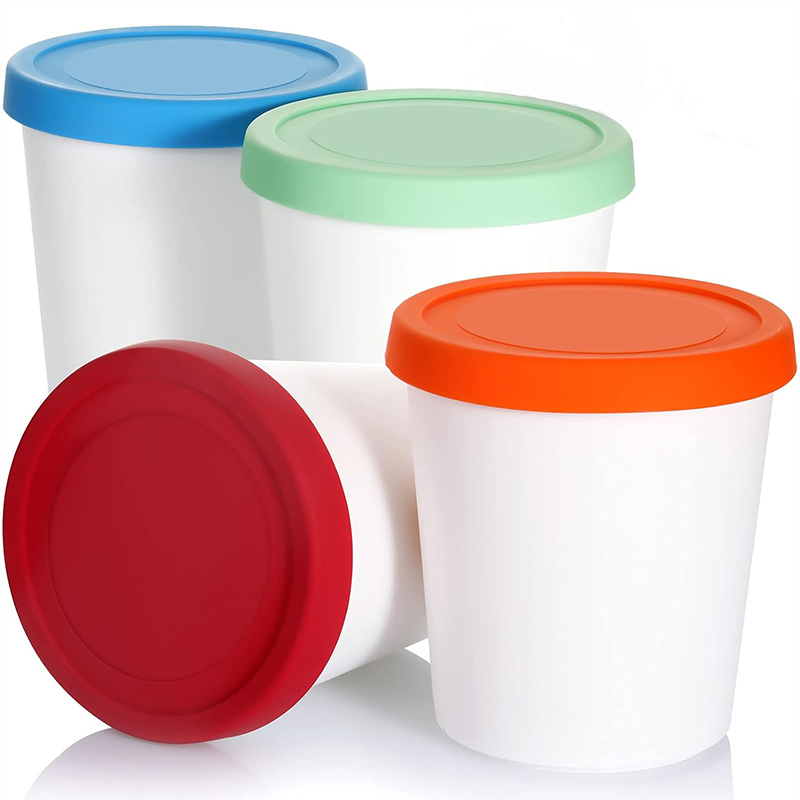 Food Storage Quart Containers - 4 szt. Pojemników na żywność, 1