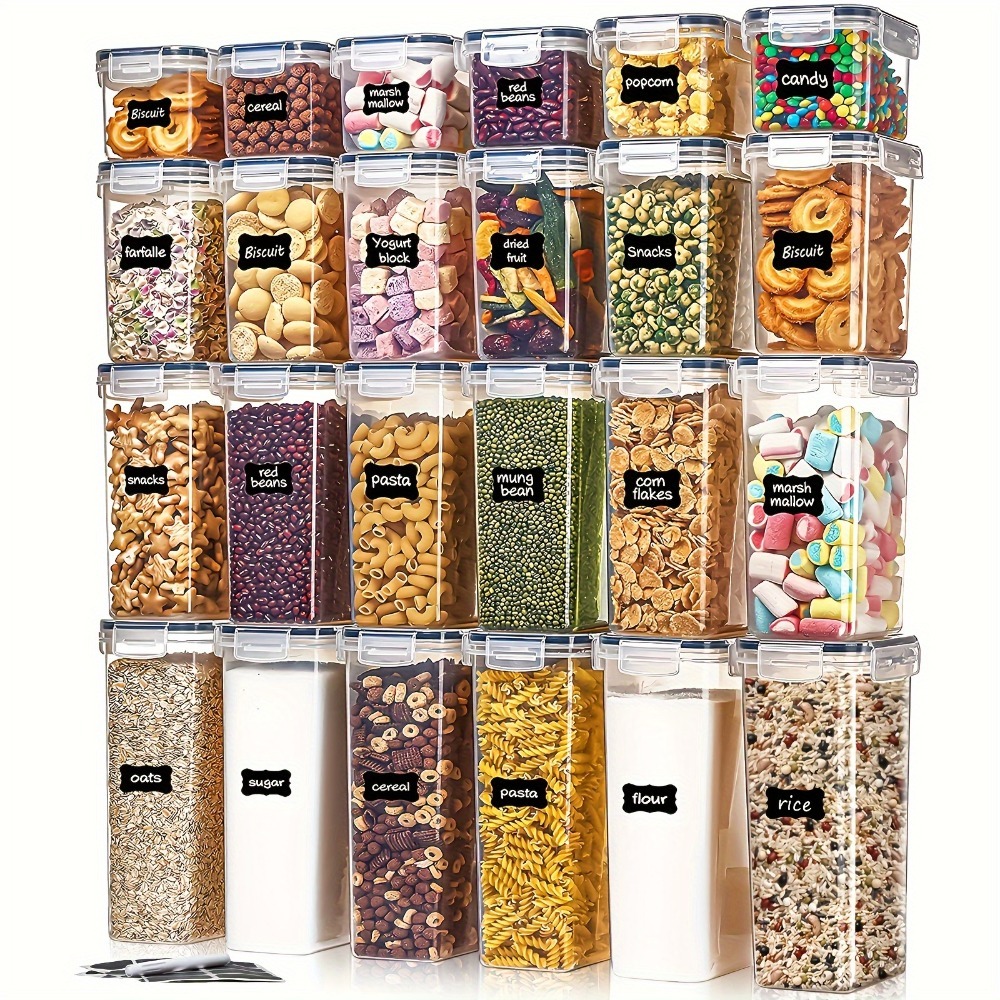 Food Storage Containers With Lids - 24 szt. Pojemniki do przechowywania żywności,