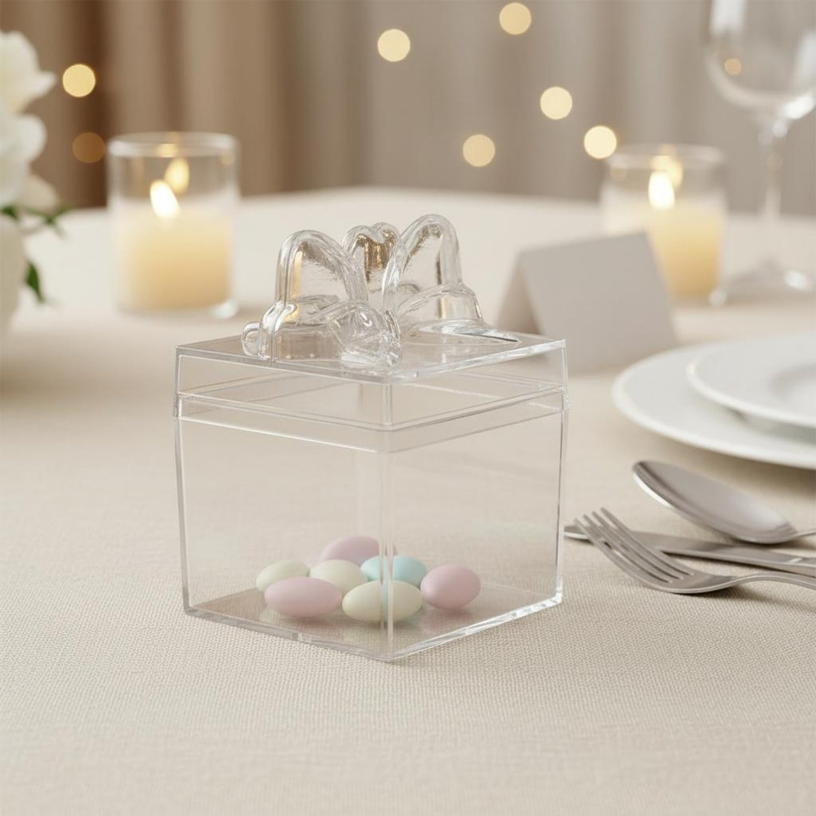 Food Storage Boxes - Przezroczyste plastikowe pudełko na cukierki z