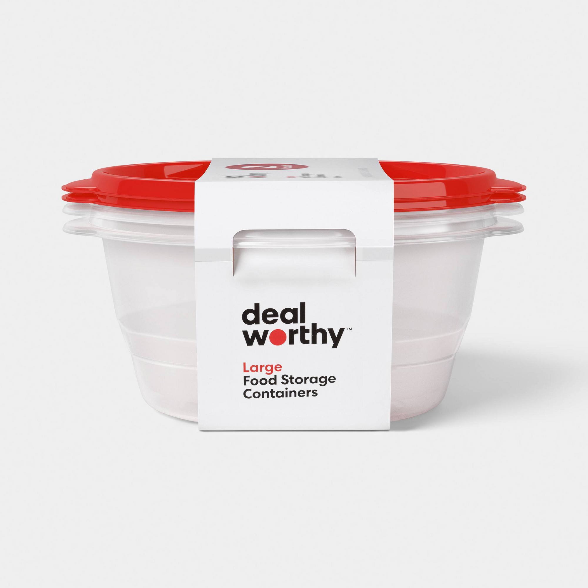 Food Storage In Pantry - Duże okrągłe pojemniki do przechowywania żywności