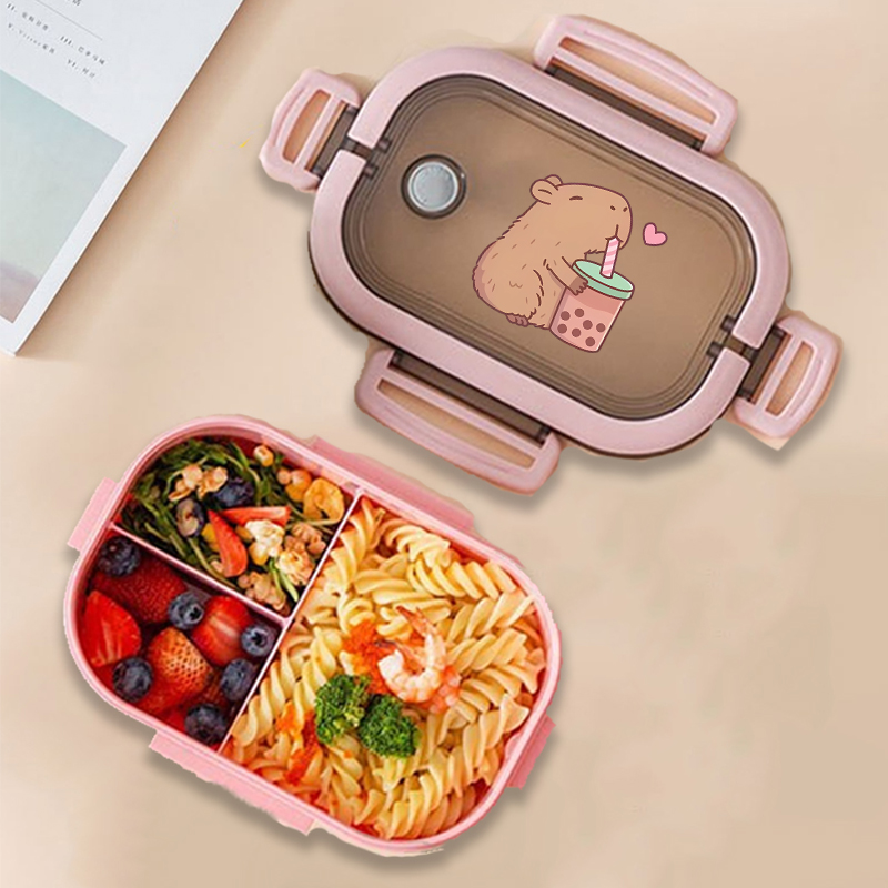 Food Storage Boxes - Pudełko na lunch Bento z kapibarą,