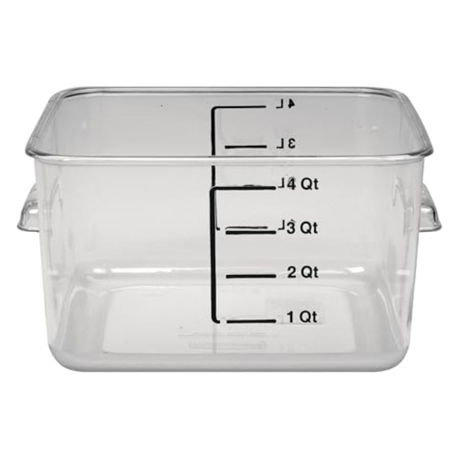 Food Storage Quart Containers - Pojemnik kwadratowy do przechowywania żywności, oszczędzający