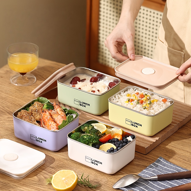 Food Storage Containers With Lids - Zestaw pojemników na żywność ze stali