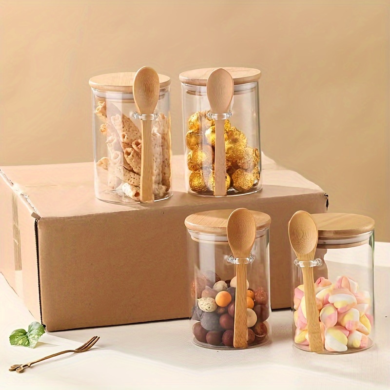 Food Storage Glass Set - Słoik na słodycze 280 ml, słoik