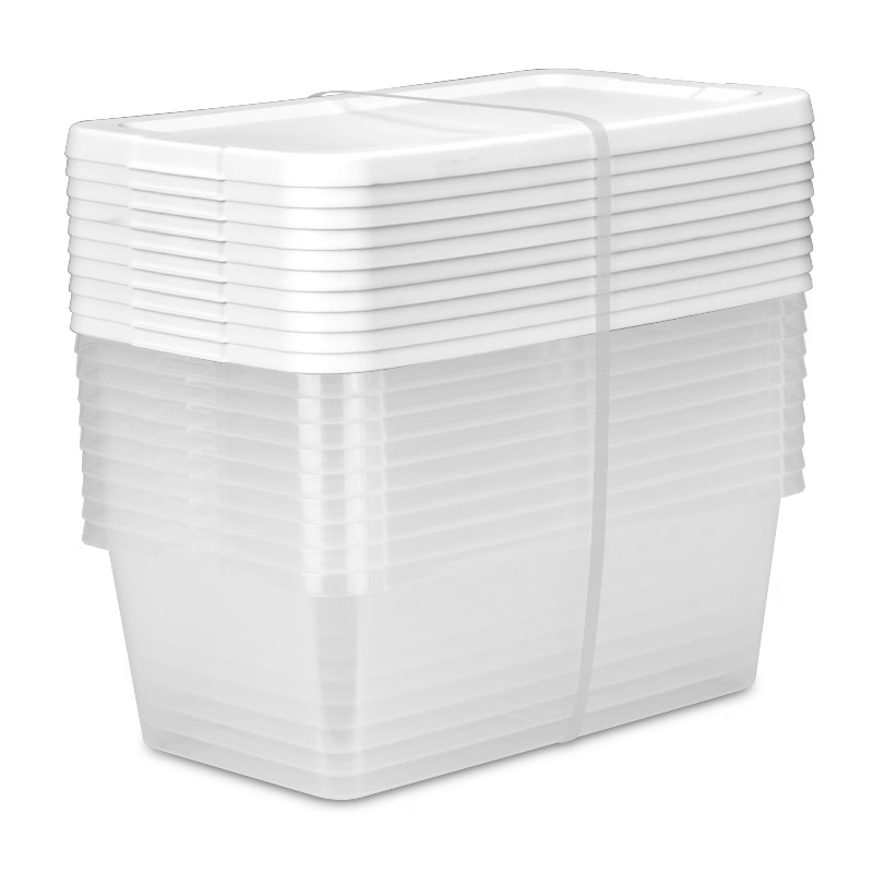 Food Storage Quart Containers - Zestaw (10) małych pojemników do przechowywania
