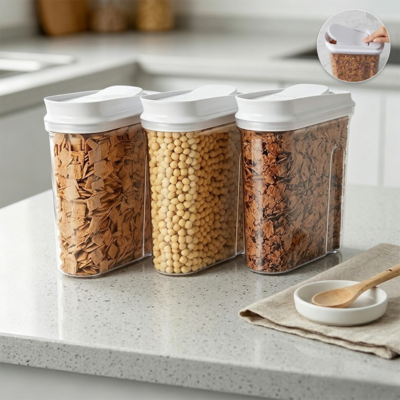 Airtight Cereal Jar - Pojemniki szczelne do przechowywania żywności w