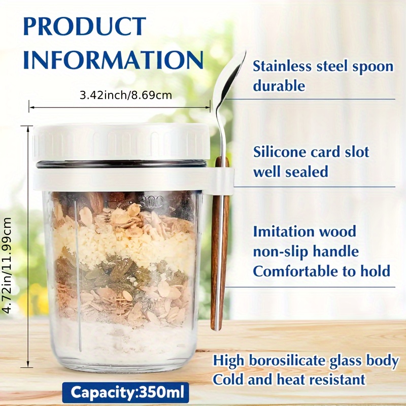 1 szt./2 szt. Szklany kubek na – Food Storage Glass Set recenzja i cena