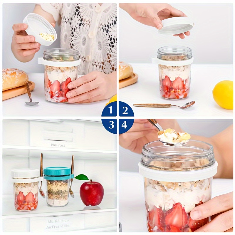1 szt./2 szt. Szklany kubek na – Food Storage Glass Set recenzja i cena