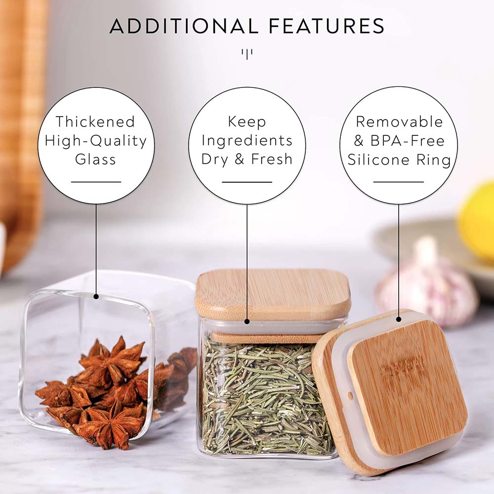 Zestaw szklane słoiki o pojemn – Food Storage Glass Set recenzja i cena