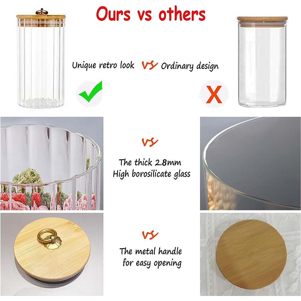 Zestaw 3 szklanych pojemników  – Food Storage Glass Set recenzja i cena