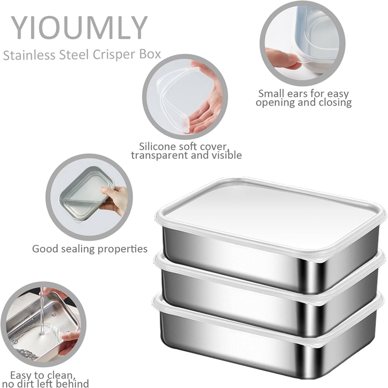 Pojemniki ze stali nierdzewnej – Food Storage Boxes recenzja i cena