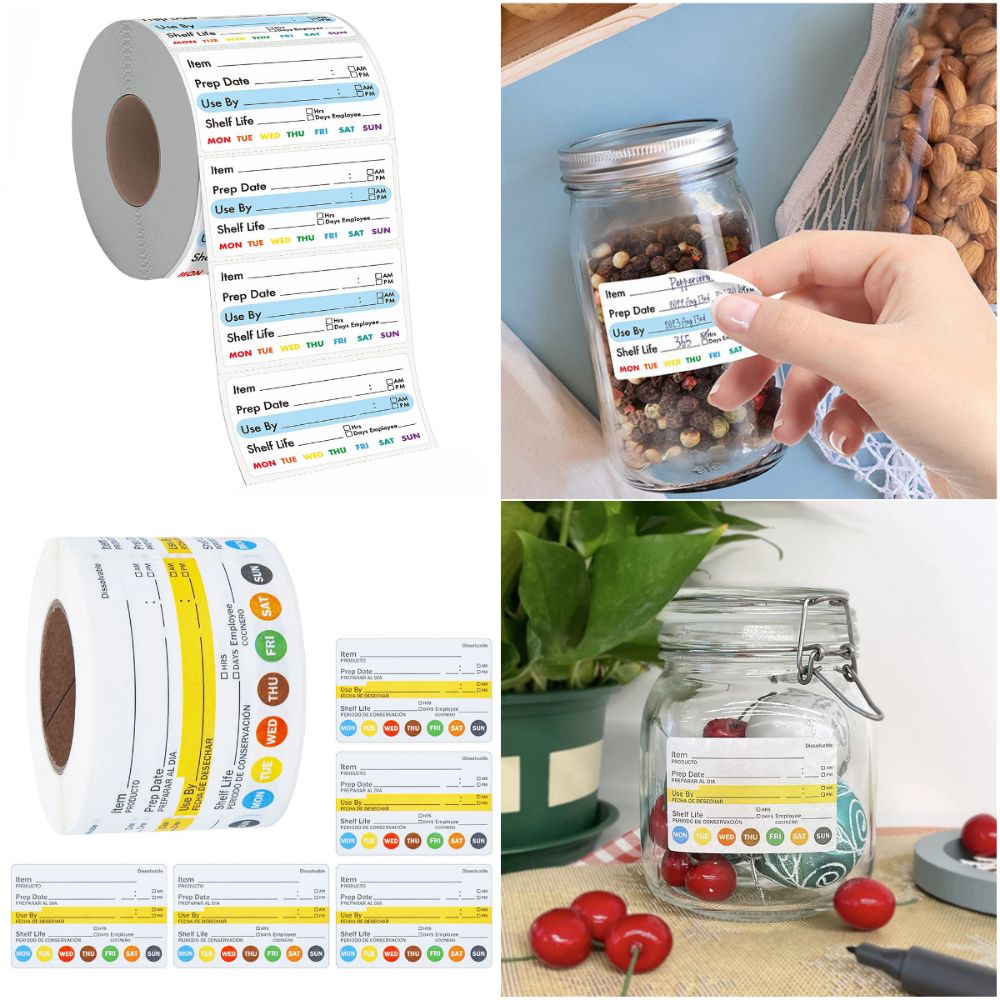 250/300 szt. Etykiety na żywno – Food Storage Food Safety recenzja i cena