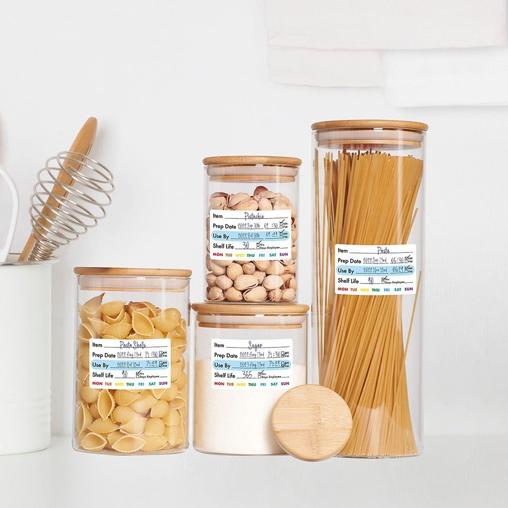 250/300 szt. Etykiety na żywno – Food Storage Food Safety recenzja i cena