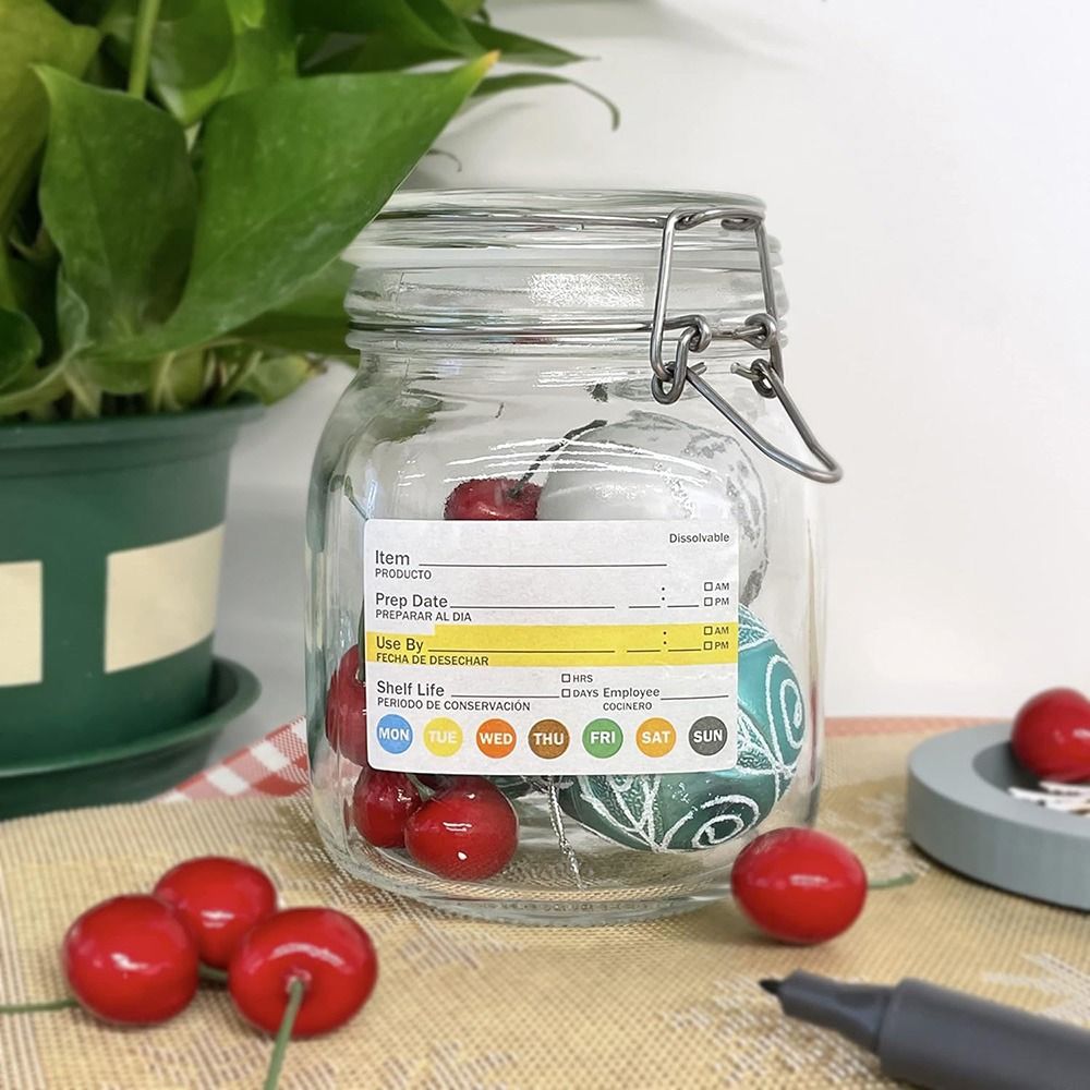 250/300 szt. Etykiety na żywno – Food Storage Food Safety recenzja i cena
