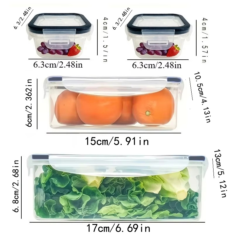 Zestaw 8 sztuk zawiera 4 pojem – Food Storage Cabinet For Kitchen recenzja i cena
