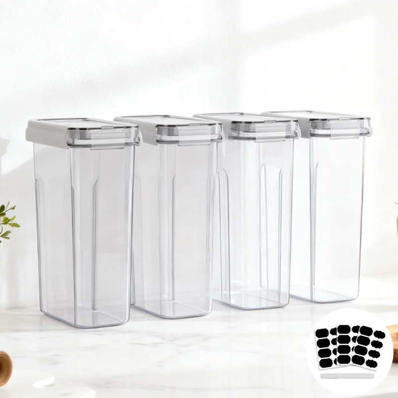 Zestaw 4/8 pojemników na żywno – Airtight Cereal Jar recenzja i cena