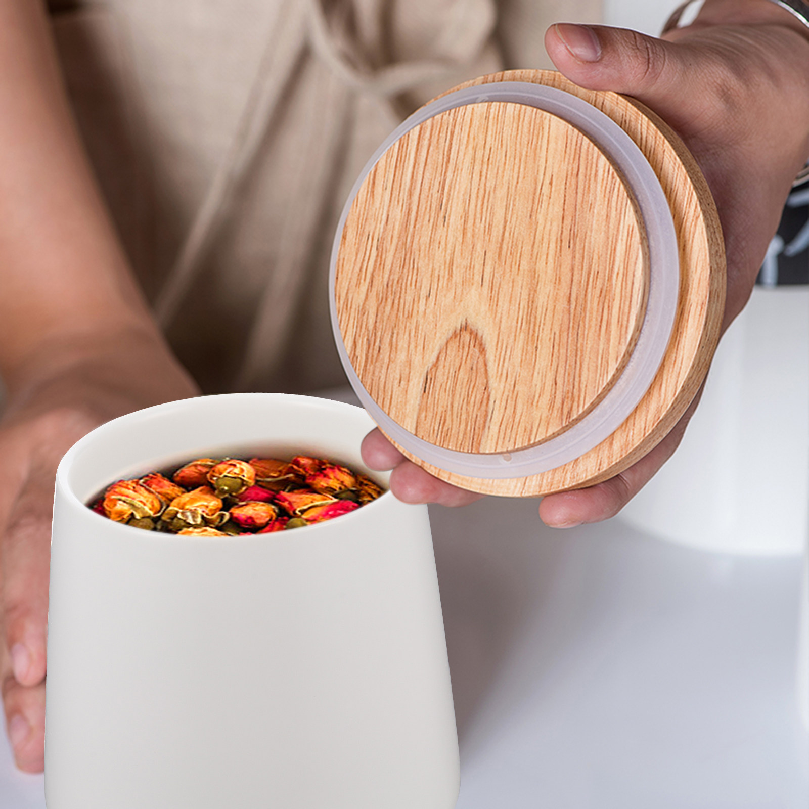 1 zestaw ceramicznych słoików  – Airtight Cereal Jar recenzja i cena