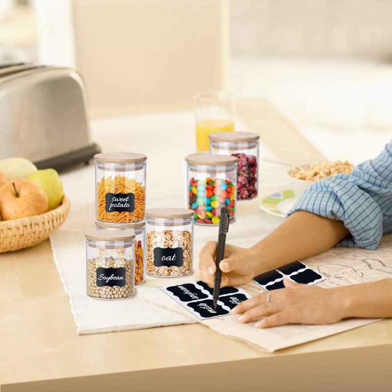 Zestaw 12 szklanych słoików z  – Food Storage Glass Set recenzja i cena