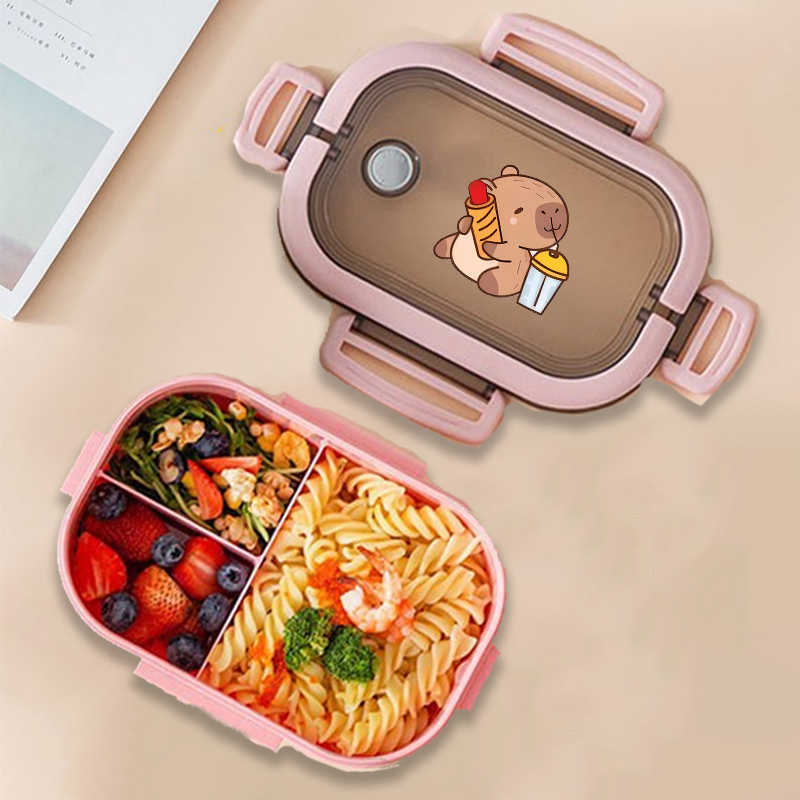 Pudełko na lunch Bento z kapib – Food Storage Boxes recenzja i cena