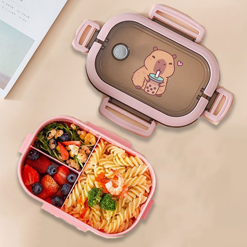 Pudełko na lunch Bento z kapib – Food Storage Boxes recenzja i cena