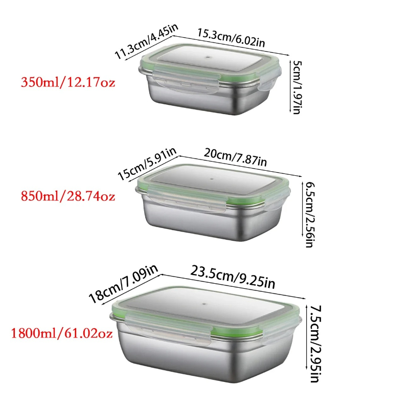 Zestaw pojemników na lunch ze  – Food Storage Containers With Lids recenzja i cena