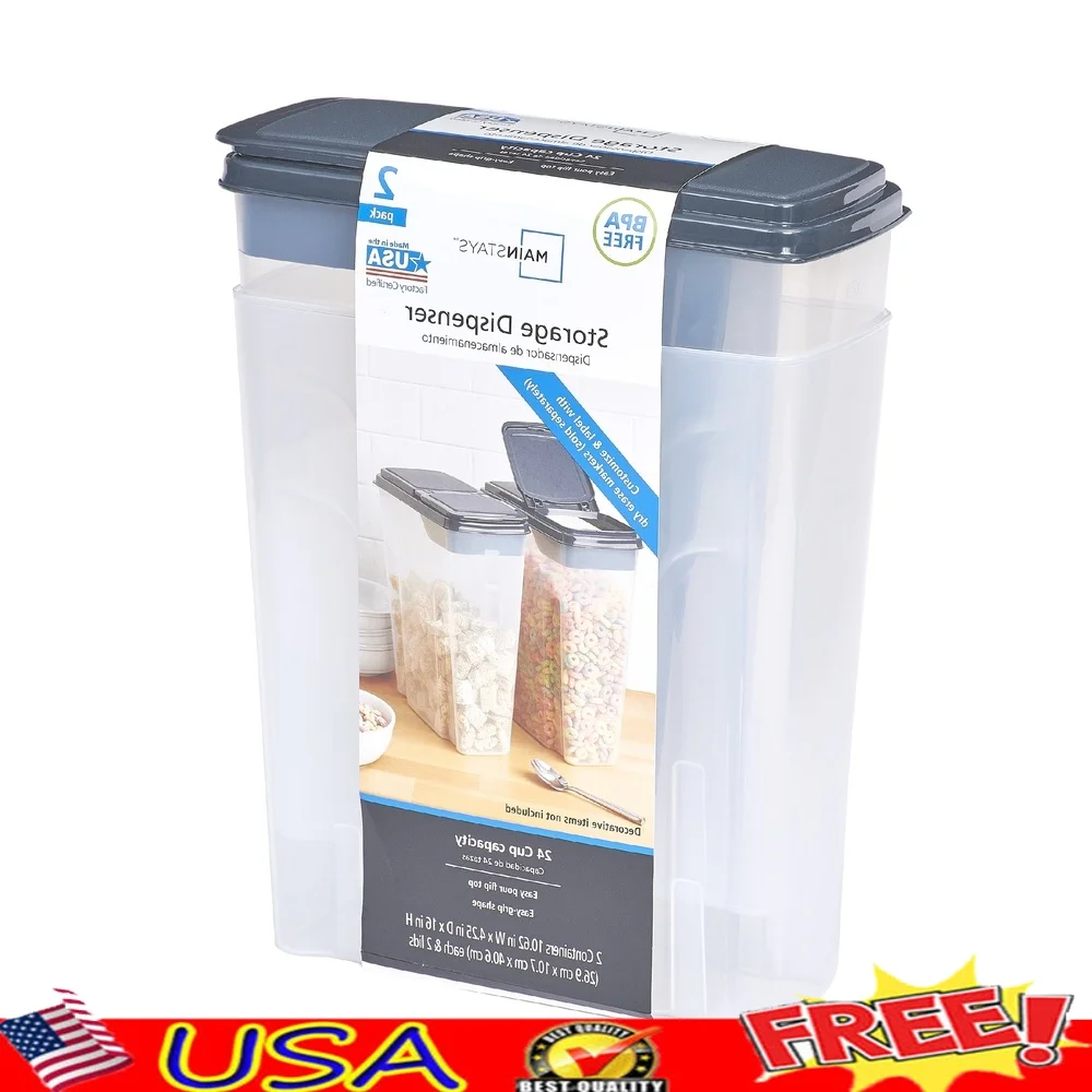 2-pak plastikowych pojemników  – Food Storage Quart Containers recenzja i cena