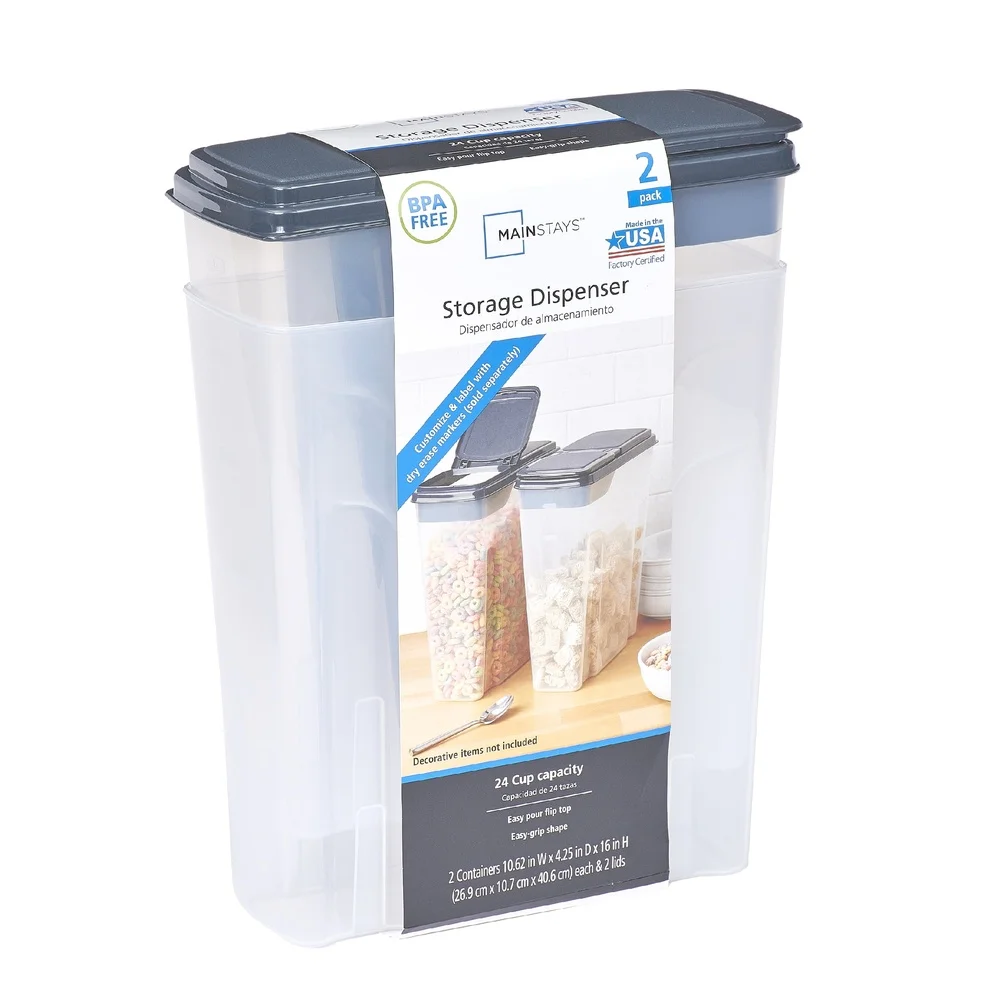 2-pak plastikowych pojemników  – Food Storage Quart Containers recenzja i cena