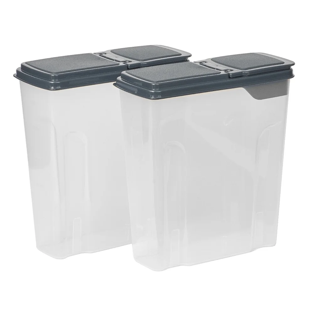 2-pak plastikowych pojemników  – Food Storage Quart Containers recenzja i cena
