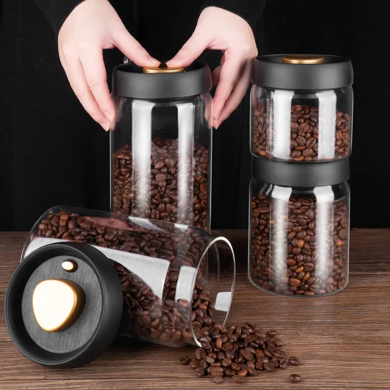 Słoik próżniowy na ziarna kawy – Food Storage Glass Set recenzja i cena