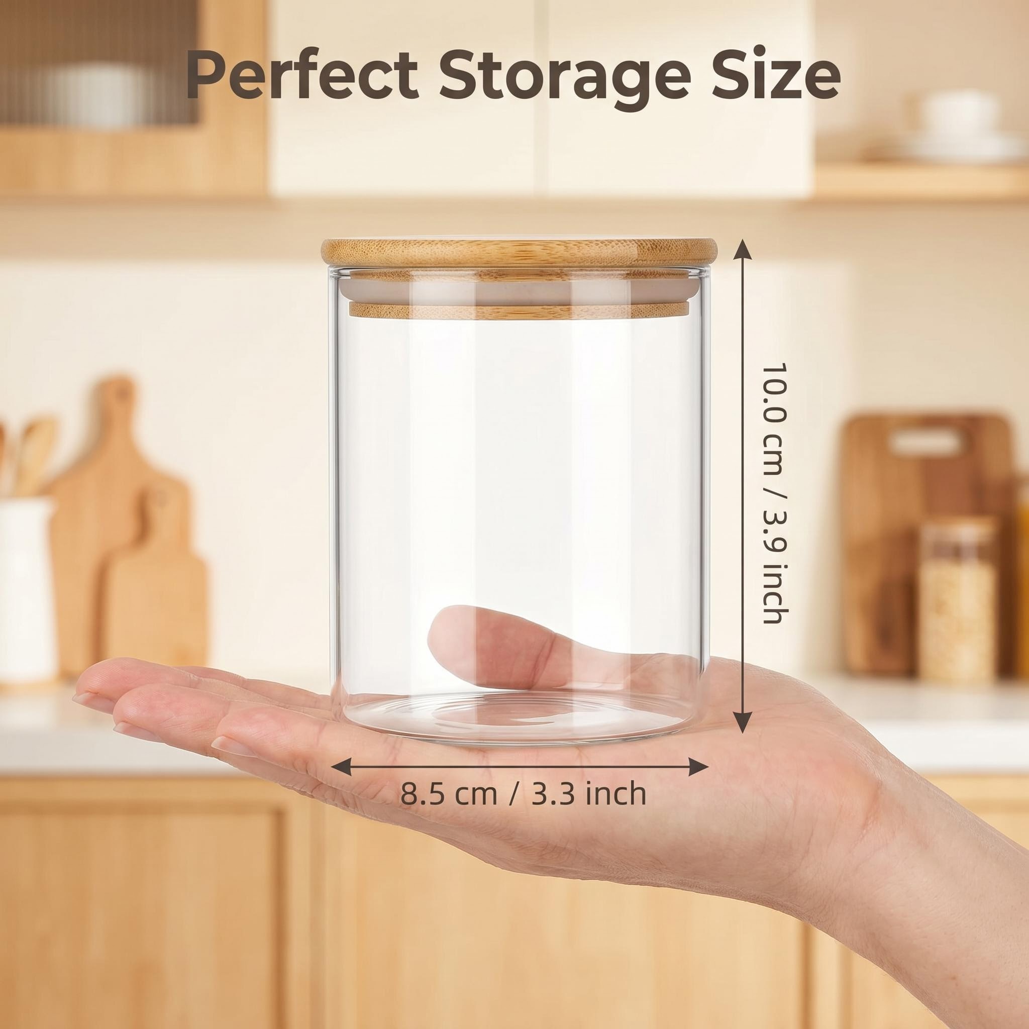 9 sztuk przezroczystych szklan – Airtight Cereal Jar recenzja i cena