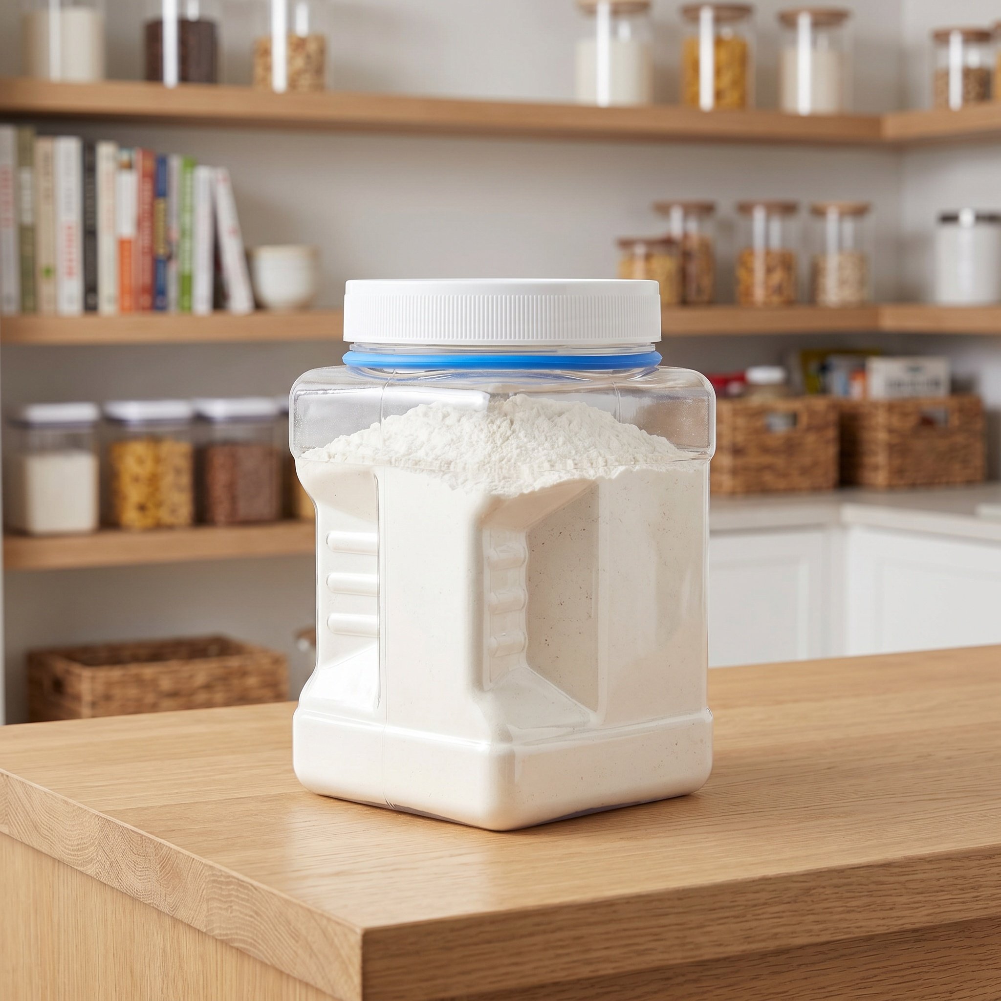 6 sztuk przezroczystych kwadra – Food Storage In Pantry recenzja i cena