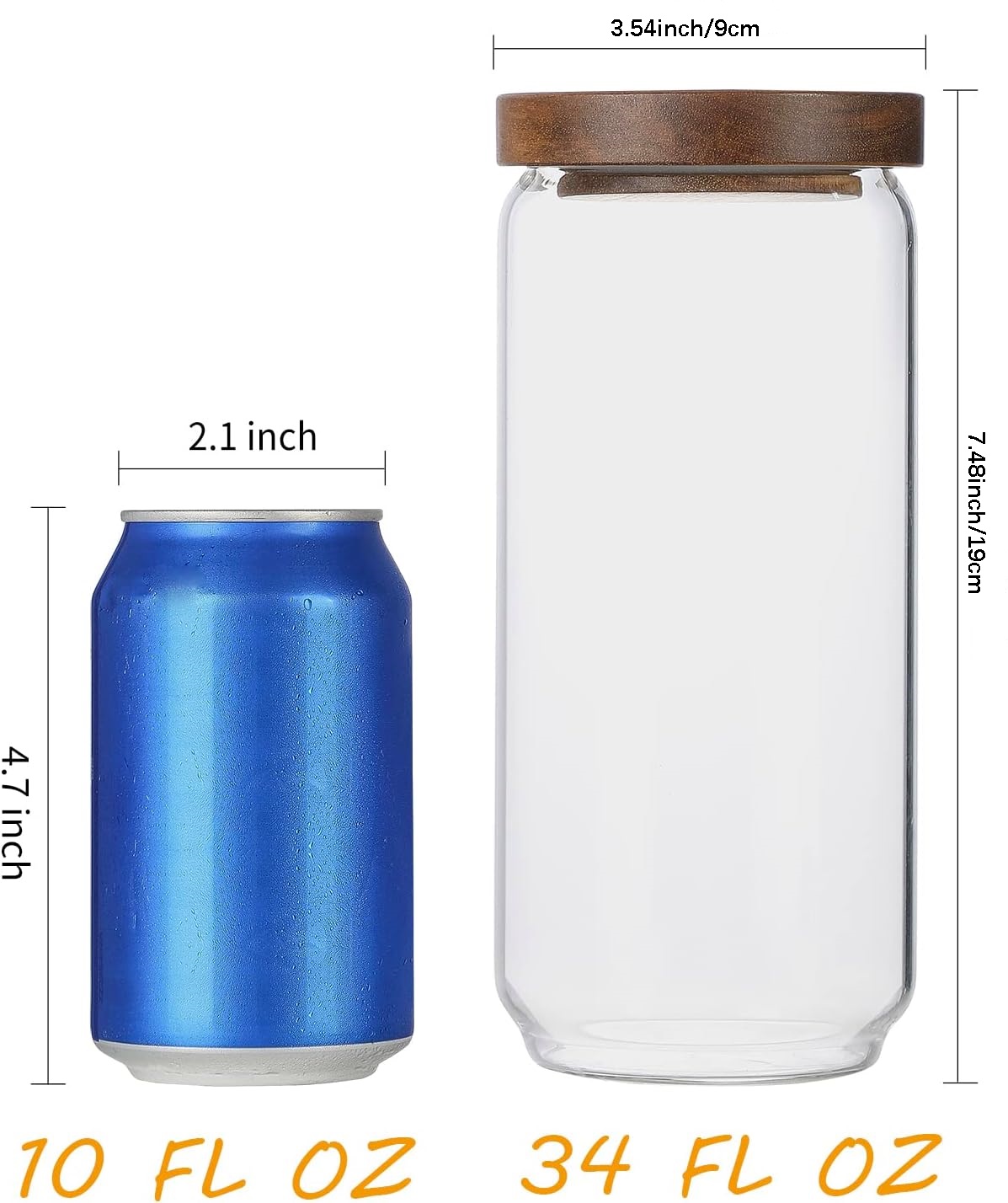 4 sztuki szklanych słoików o p – Food Storage Glass Set recenzja i cena