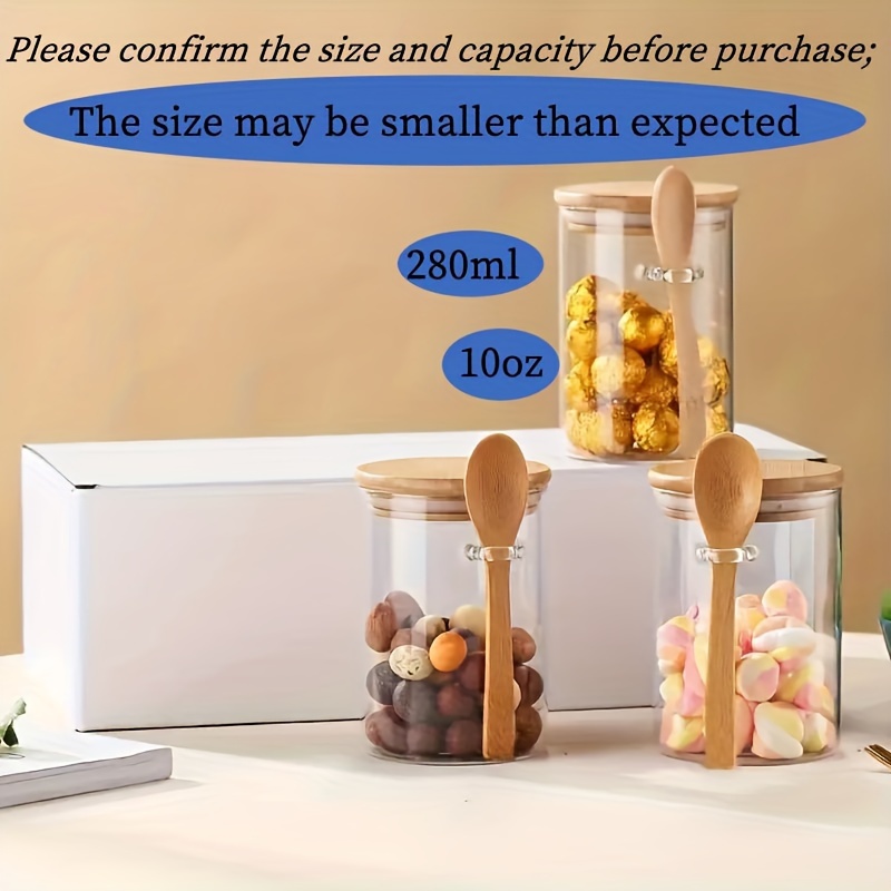 Słoik na słodycze 280 ml, słoi – Food Storage Glass Set recenzja i cena