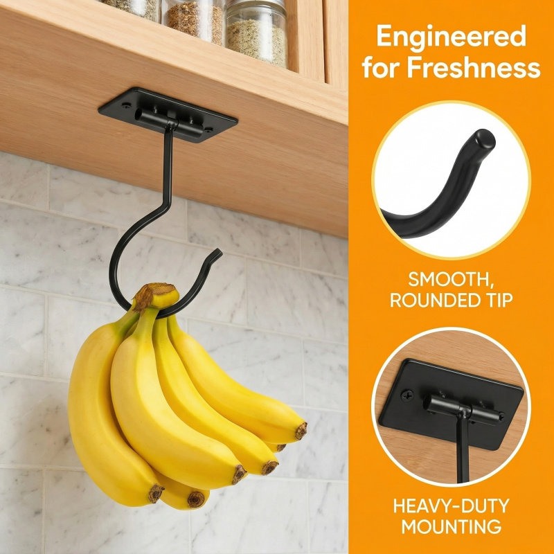 Czarny metalowy samoprzylepny  – Food Storage Cabinet For Kitchen recenzja i cena