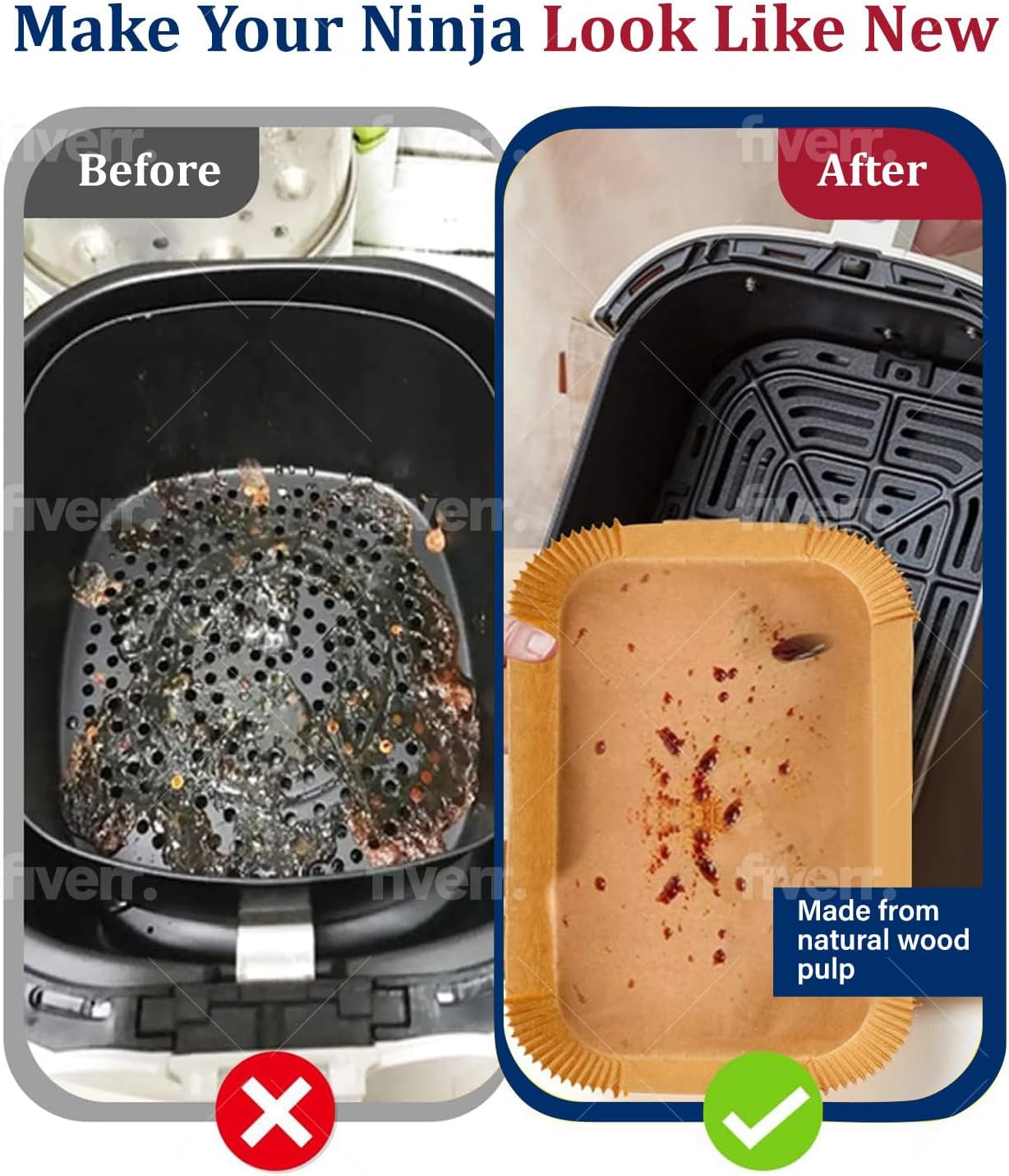 Papier do pieczenia do frytown – Ninja Air Fryer Af300 recenzja i cena