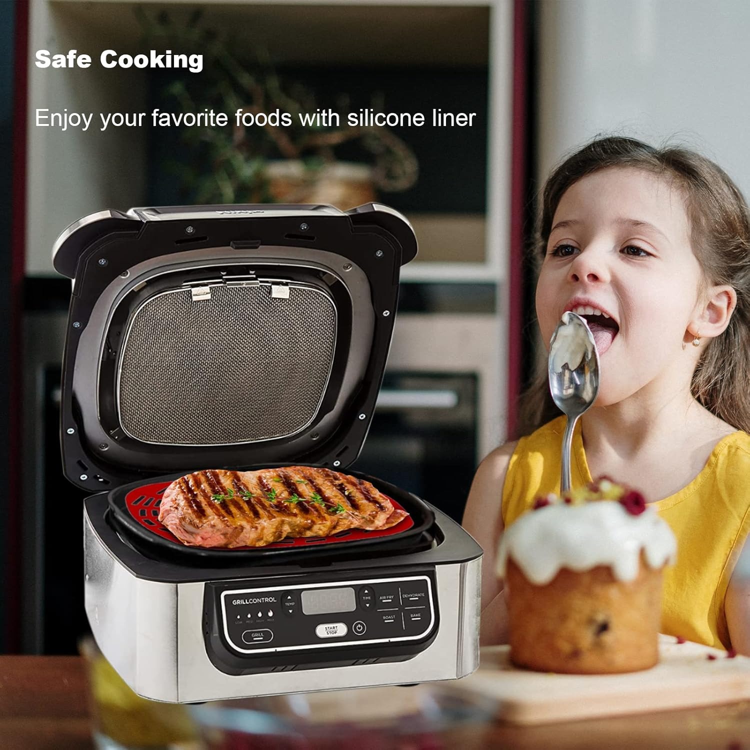 Zestaw 2 silikonowych wkładek  – Ninja Air Fryer Af300 recenzja i cena