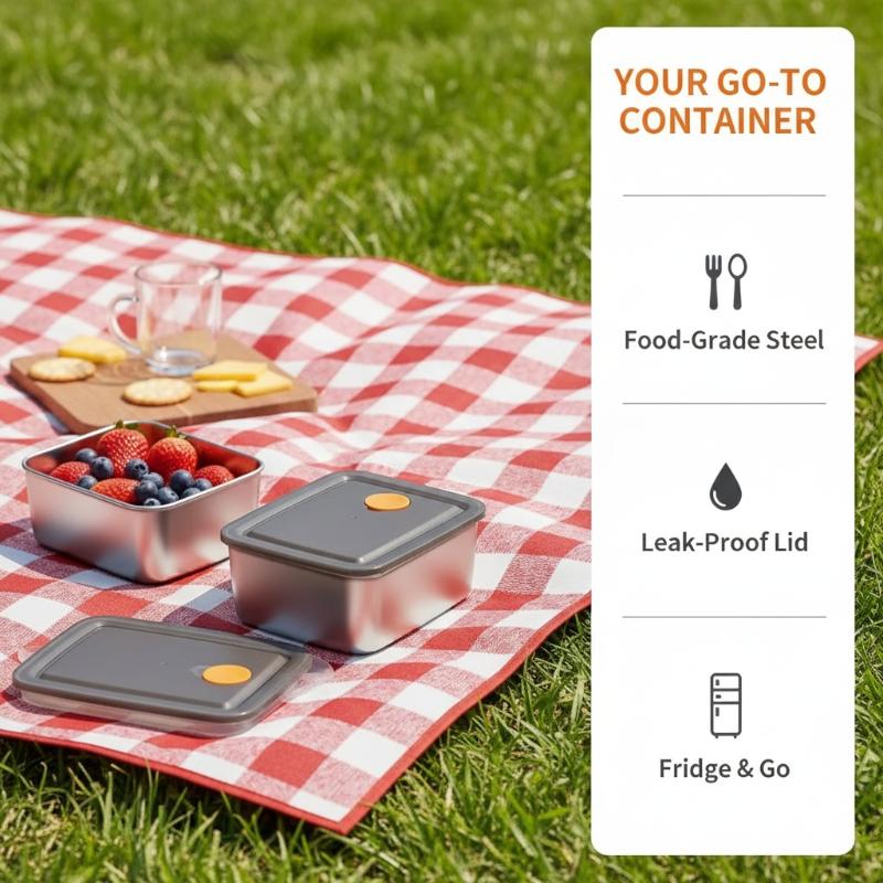 Zestaw 4 pojemników na żywność – Food Storage In Pantry recenzja i cena